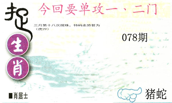 078期捉生肖[图]